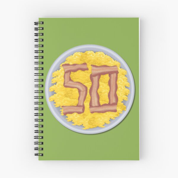 Item preview, 50 Birthday Number in Bacon and Eggs Breakfast designed and sold by emkayhess.
