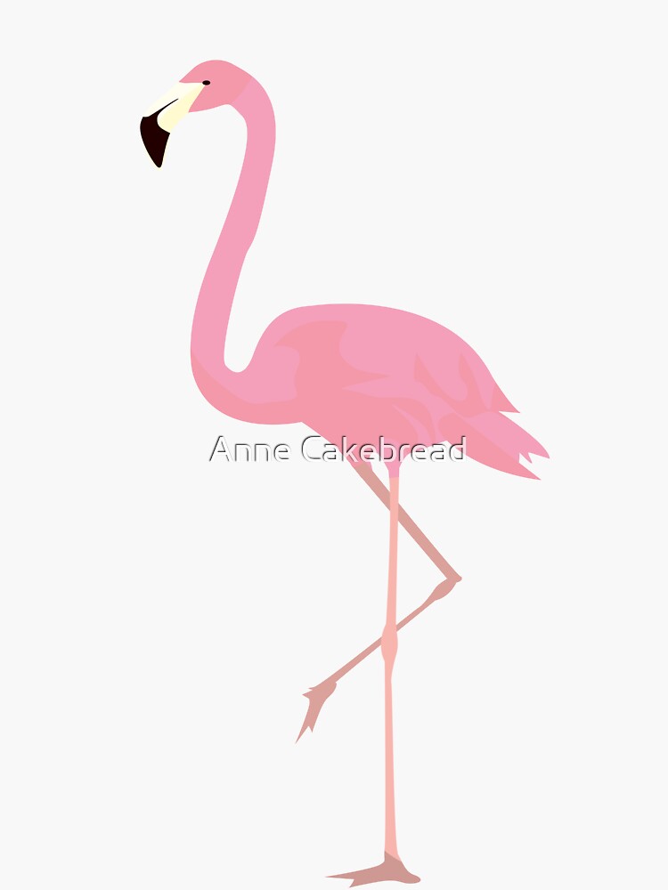 Flamingos Stickers Redbubble - roblox work at a pizza place flamingo