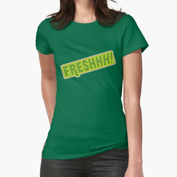'FRESHHH!' Slogan T-shirt Fitted T-Shirt