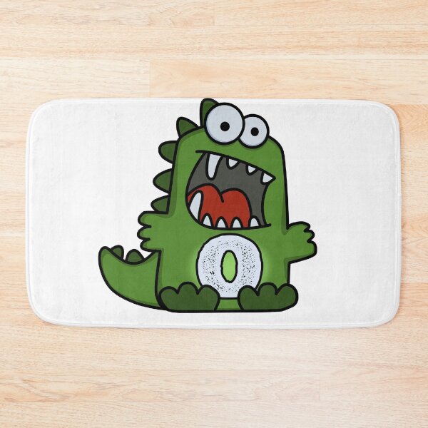 Item preview, Alphabet Letter O Rawrsome Green Dinosaur designed and sold by kidsmonogram.