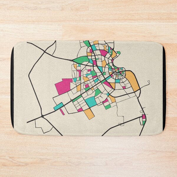 Item preview, Doha, Qatar Street Map designed and sold by A Deniz Akerman.