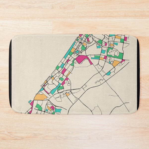 Item preview, Dubai, UAE Street Map designed and sold by A Deniz Akerman.