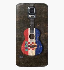 Aged and Worn Croatian Acoustic Guitar Hülle & Klebefolie für Samsung Galaxy