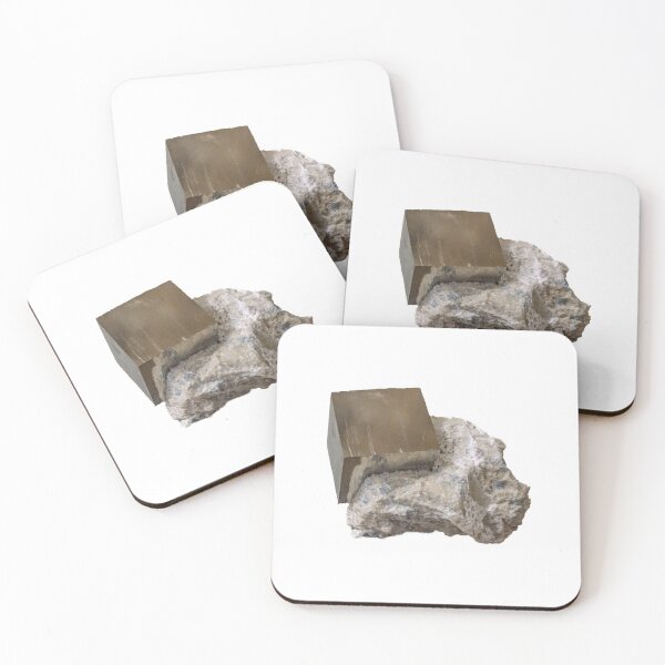 Item preview, Cubic Pyrite Crystal designed and sold by ChemisTees.