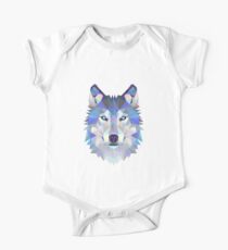 Geometric Wolf One Piece - Short Sleeve