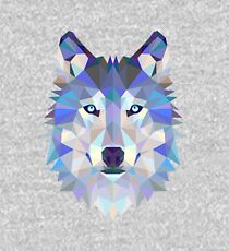 Geometric Wolf Kids Pullover Hoodie