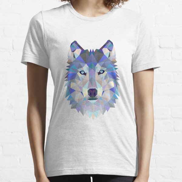 Geometric Wolf Essential T-Shirt