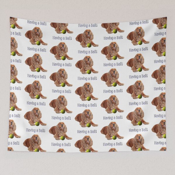 Item preview, Cockerspaniel with Tennis Ball designed and sold by kristalcurt.