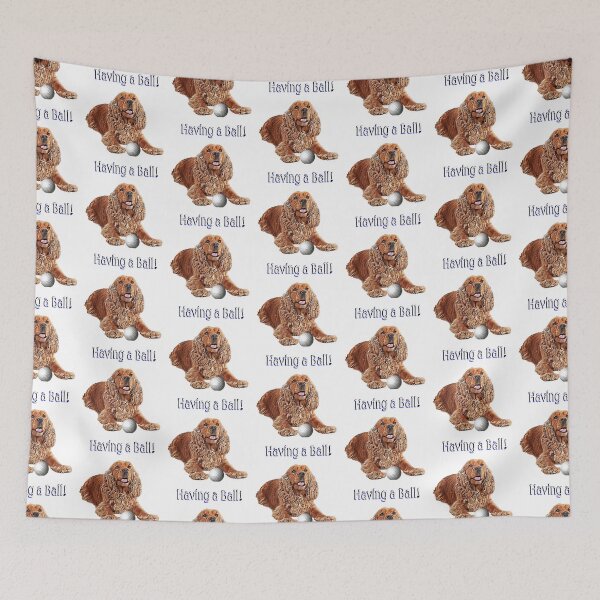 Item preview, Cockerspaniel with Golf Ball designed and sold by kristalcurt.