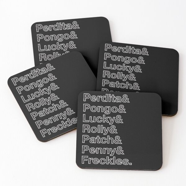 Item preview, 101 Dalmatians (Black background) designed and sold by ModernHexology.
