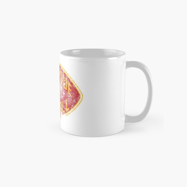 BBQ and Football - Red & Gold Classic Mug