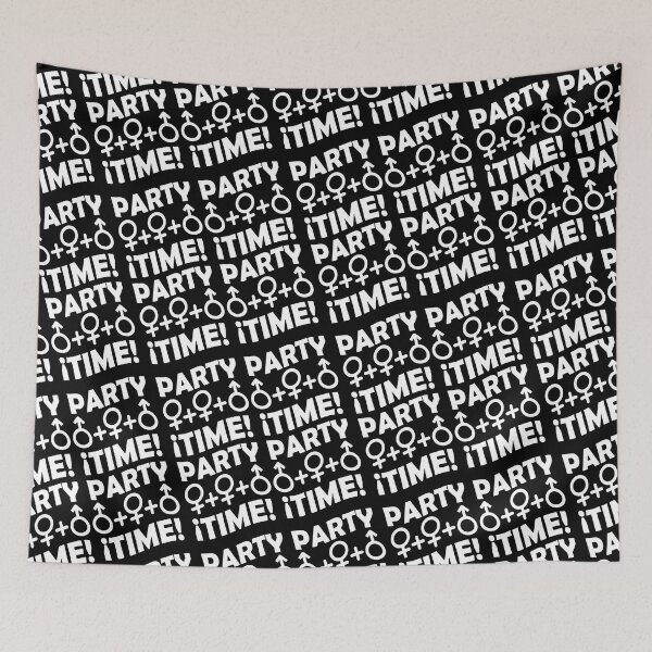 Item preview, Party Time Concept Typographic Pattern designed and sold by DFLC Prints.