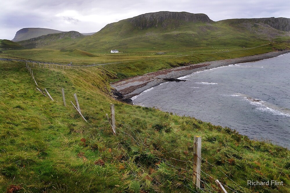 A coastal bay north of Kilmuir, Isle of Skye by Richard Flint