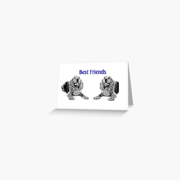 Dog Friends Greeting Card