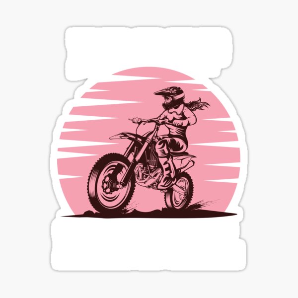 Braap Tshirt Motorcycle Girl Motocross Shirt Dirt Bike T Shirt Sticker for Sale by DSWShirts Redbubble