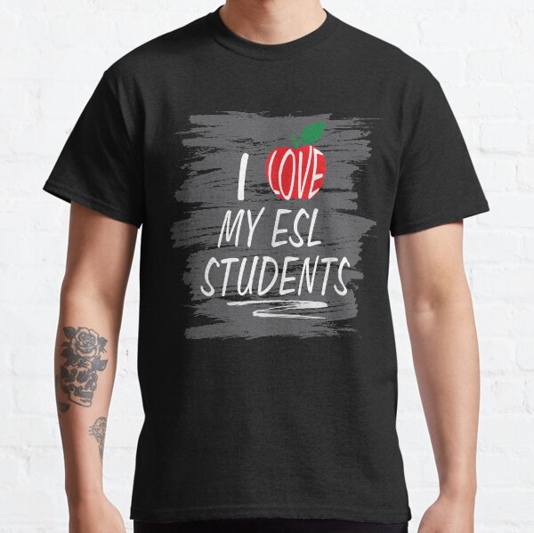 ESL Teacher Tshirt Chinese English Student Gift Oceans Apart Classic T-Shirt