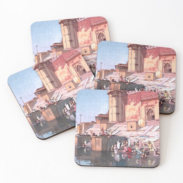 Item preview, Ghat in Benares by Yoshida Hiroshi designed and sold by ArtExpression.
