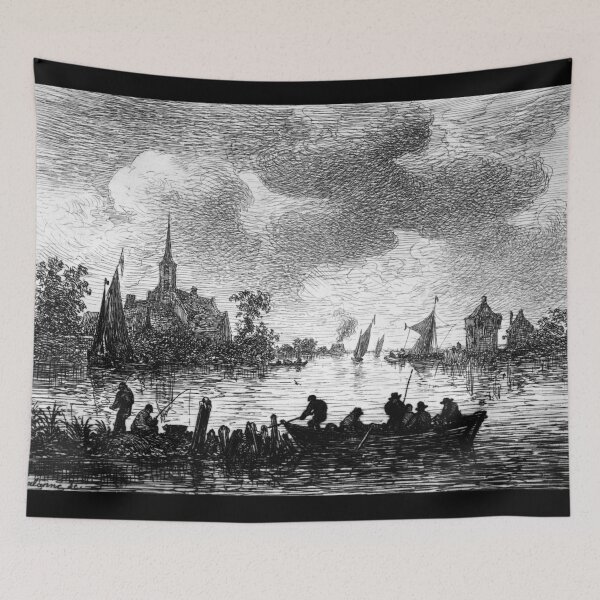 Item preview, Bords de la Meuse - Maxime Lalanne - c1886 designed and sold by CrankyOldDude.