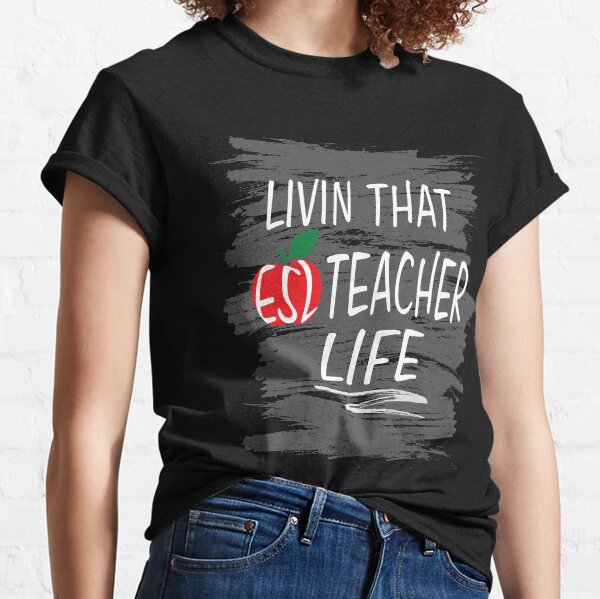 ESL Teacher Tshirt Chinese English Student Gift Oceans Apart Classic T-Shirt
