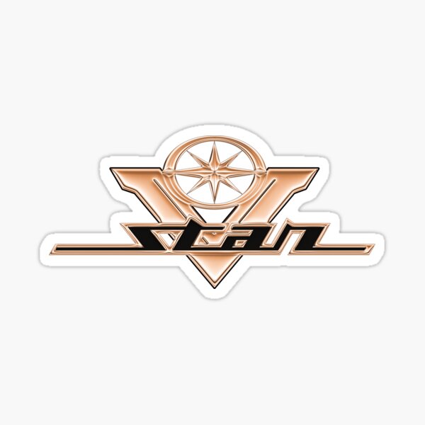 Item preview, V Star 250, 650, 950, 1100, 1300, 1900 Logo 1 copper designed and sold by KlaraBubble.