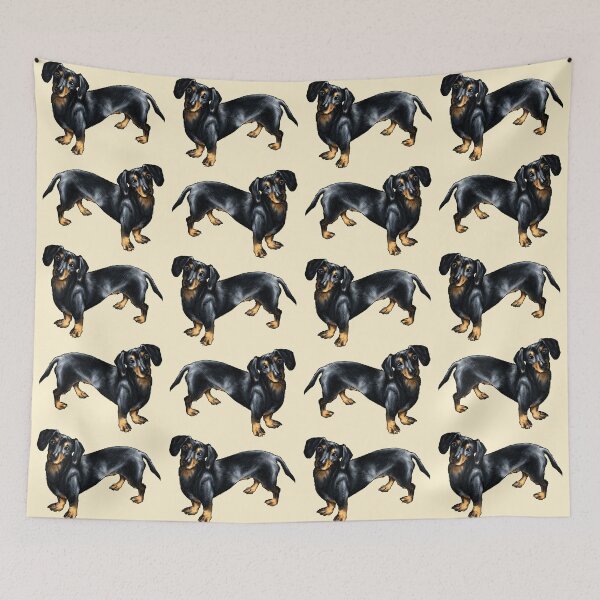 Item preview, dachshund animal portrait designed and sold by MMMSdesigns.