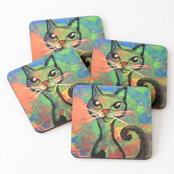 Item preview, Neon kitty designed and sold by BEcause ART.