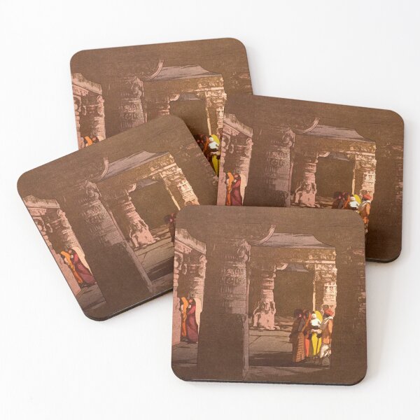 Item preview, Cave Temple in Ellora by Yoshida Hiroshi designed and sold by ArtExpression.