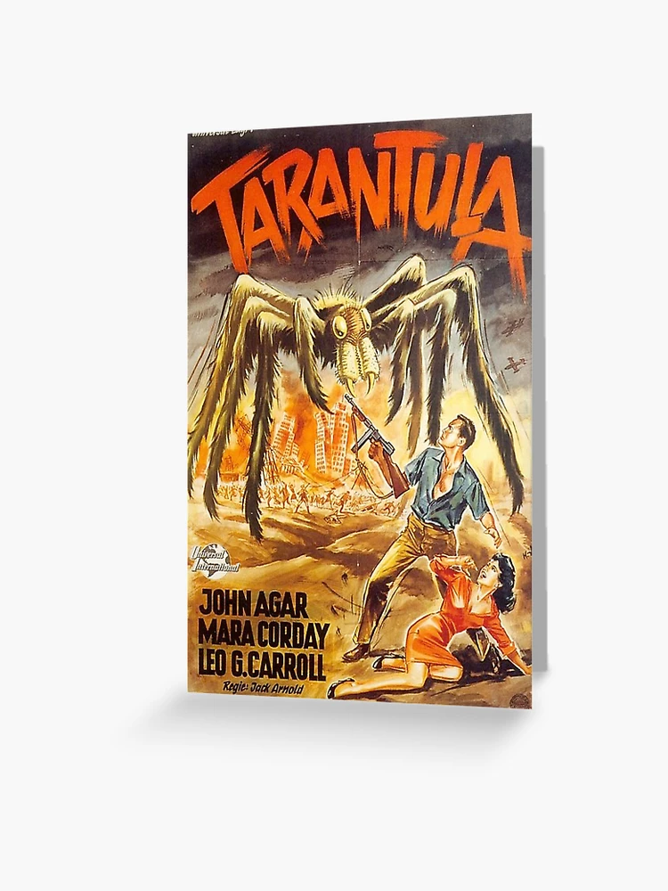 Tarantula - vintage horror/sci-fi film poster (Leo G. Carroll) Greeting  Card for Sale by Angela Dell'Arte