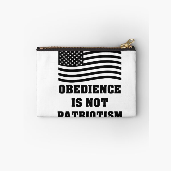 Item preview, Obedience Is Not Patriotism designed and sold by artpirate.