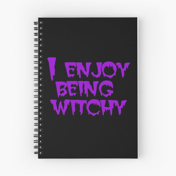 Item preview, I Enjoy Being Witchy in Purple Text designed and sold by Darcy777.