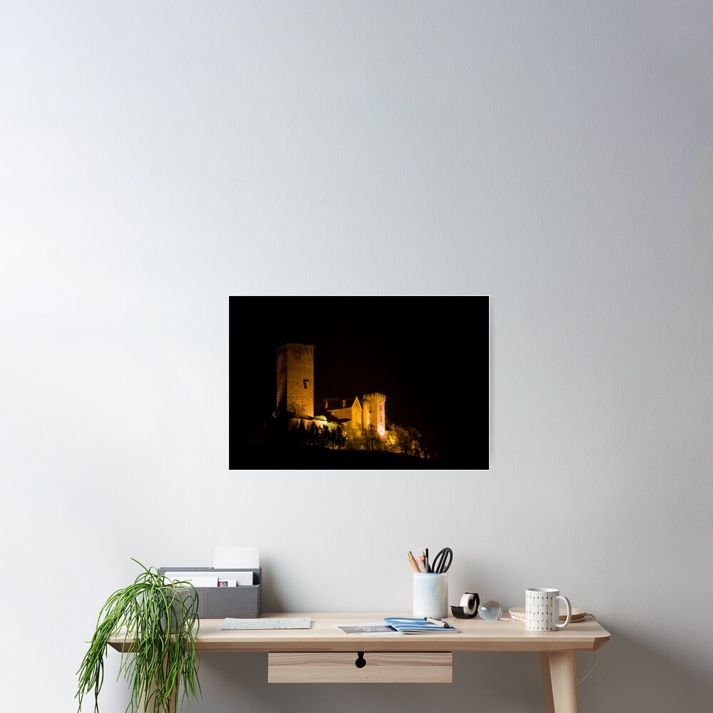 Chateau de Saint Laurent-Les-Tours Poster