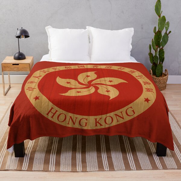 Item preview, Official Emblem of Hong Kong | Bamboo Wood Texture designed and sold by Dator.