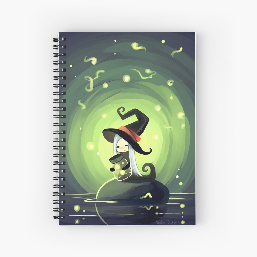 Fireflies Spiral Notebook