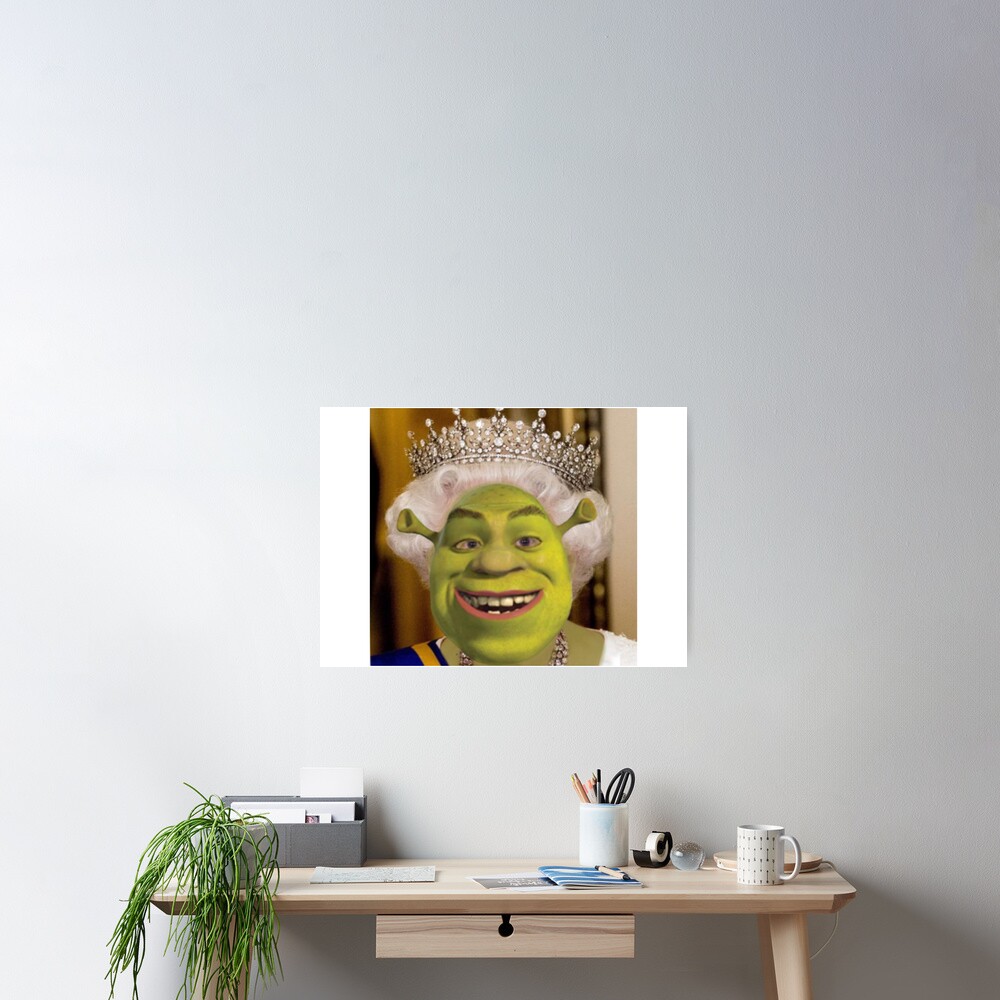 Shrek face meme Sticker for Sale by calamity02