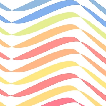 Artwork thumbnail, Colorful Ribbon Pattern by Poetic Patterns Studio