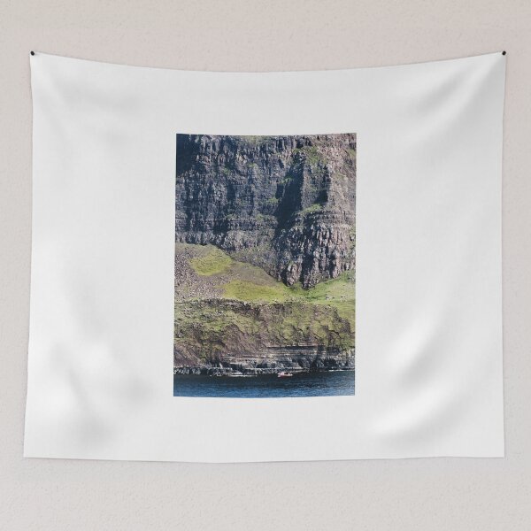 Item preview, Fishing boat under high cliffs at Neist Point, Isle of Skye, Scotland designed and sold by Richard Flint.
