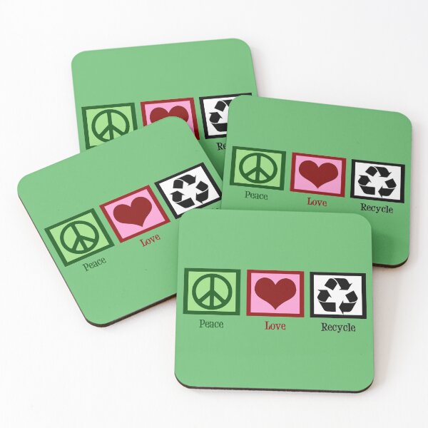 Item preview, Peace Love Recycle designed and sold by Epic Love Designs.