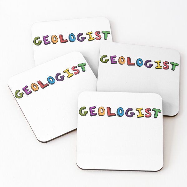 Item preview, Colorful Geologist Lettering designed and sold by MadPanda.