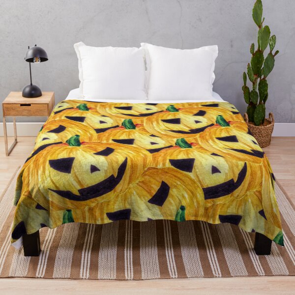 Aperçu de l'œuvre Motif citrouille d'Halloween créée et vendue par Carrie_Anne_Designs.
