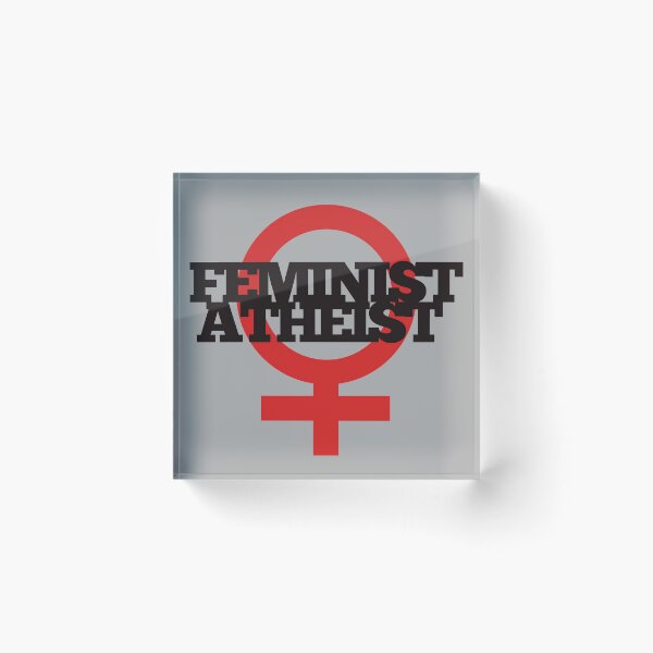 Item preview, Feminist Atheist  designed and sold by FrictionMaxxing.