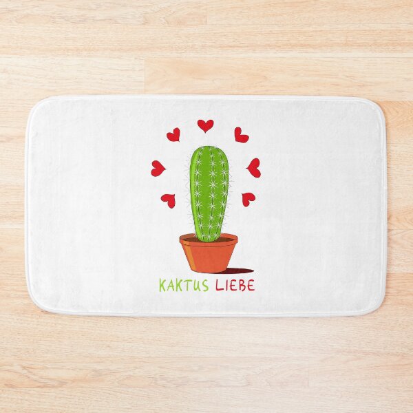 Item preview, Kaktus Liebe – Sweet Cactus with red hearts  designed and sold by un-artiges.