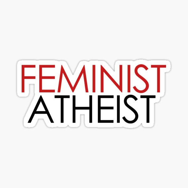 Artikel-Vorschau von Feminist Atheist, designt und verkauft von Boog Monst .