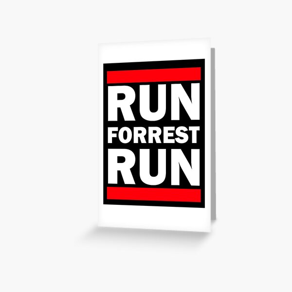 ¡Corre Forrest corre! Forrest Gump Parodia Tarjetas de felicitación