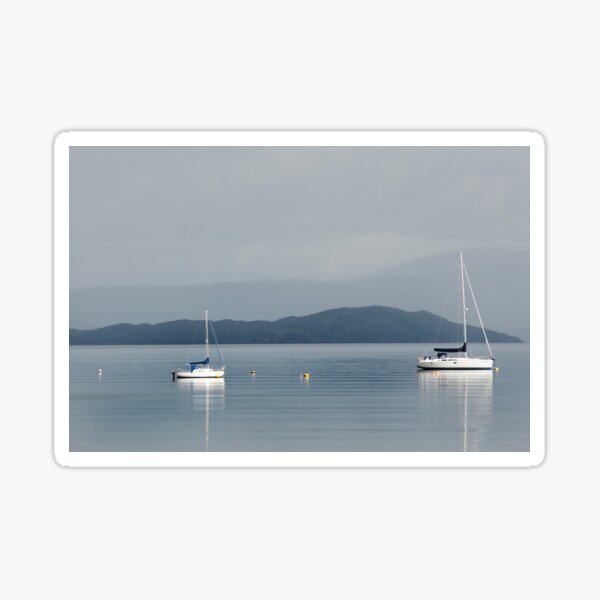 Calm Water Mooring: Broadford, Skye Sticker