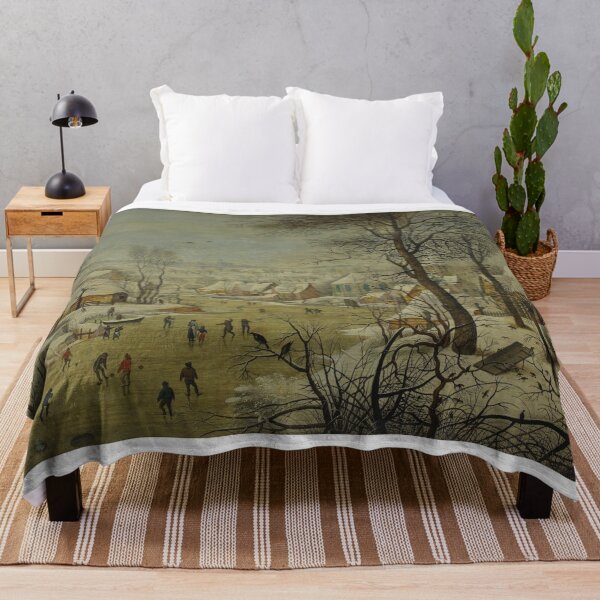 Item preview, Pieter Bruegel The Elder - Winter Landscape with Ice-skaters and Bird-trap designed and sold by vakashop.