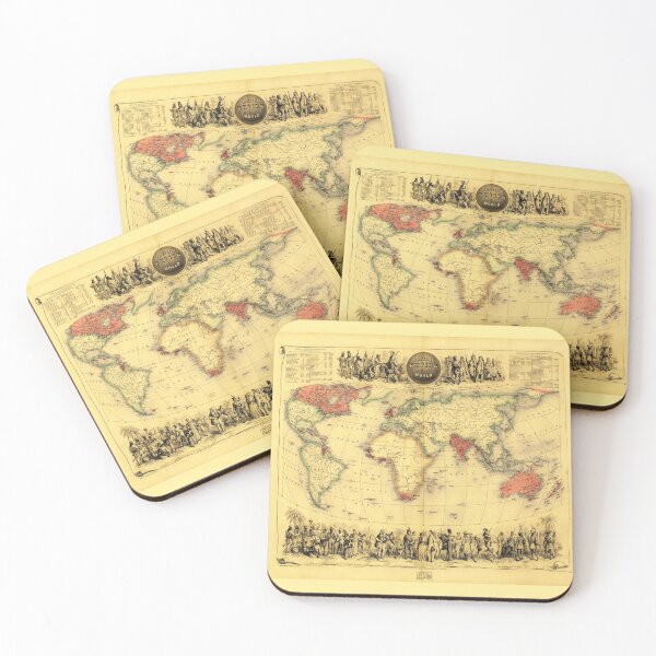 Item preview, British Empire Map (circa 1850) designed and sold by allhistory.