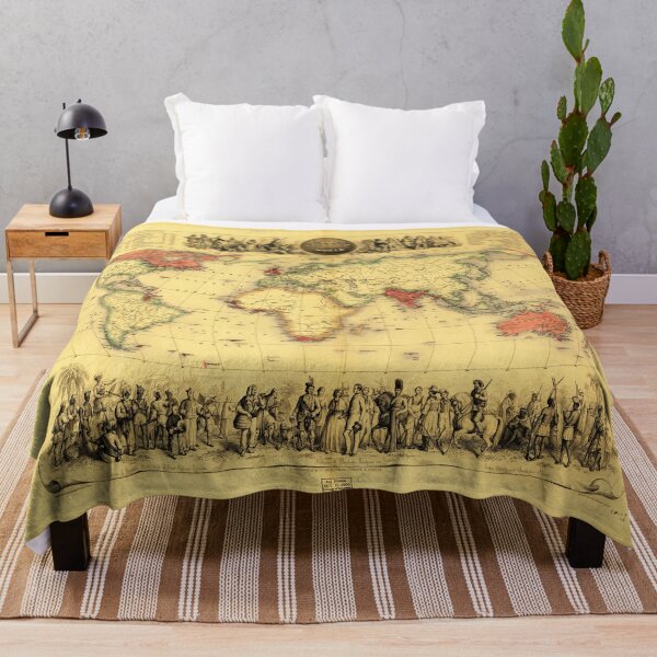 Item preview, British Empire Map (circa 1850) designed and sold by allhistory.