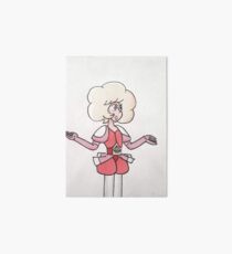Pink Diamond Art Board Print