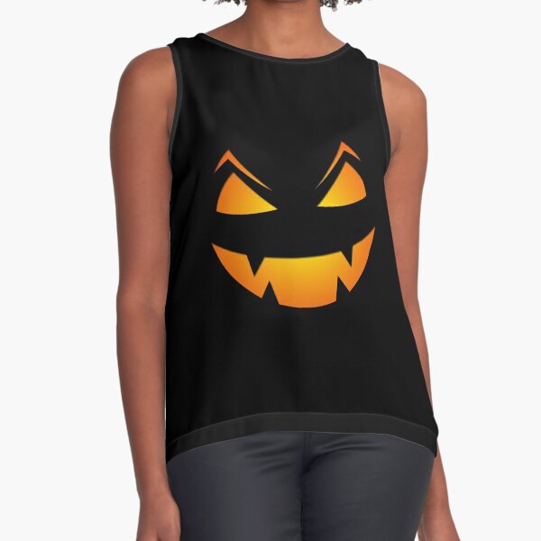 Scary Halloween Pumpkin Print Women's Sports Bra – GearFrost
