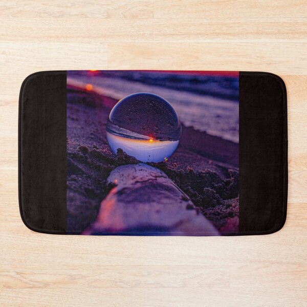 Item preview, PURPLE AND RED GLASS  BALL SUNSET ON LAKE MICHIGAN designed and sold by Joshua  Satterlee.